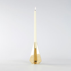 Cross 03 Polished brass | Candlesticks / Candleholder | Roll & Hill