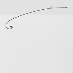 Fiddlehead Cantilever (Bronze/Clear) | Lámparas de techo | Roll & Hill
