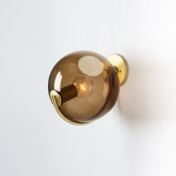 Fiddlehead Sconce (Brass/Cream) | Wall lights | Roll & Hill