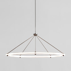 Halo Circle Pendant (Polished nickel) | Suspended lights | Roll & Hill