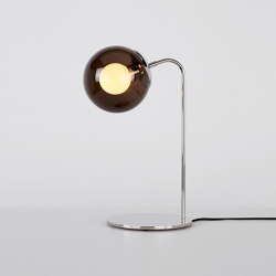 Modo Desk Lamp (Polished nickel/Smoke) | Lámparas de sobremesa | Roll & Hill