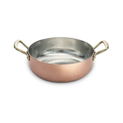 COPPER POTS | PAN WITH DOUBLE HANDLE MEDIUM | Kitchen accessories | Officine Gullo