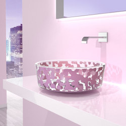Marea Sink Lavender | Wash basins | Glass Design