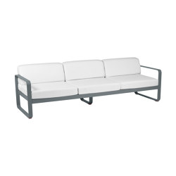 Bellevie | 3-Seater Sofa  – Off-White Cushions | Divani | FERMOB