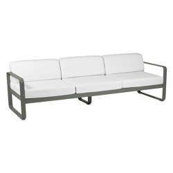 Bellevie | 3-Seater Sofa  – Off-White Cushions | Divani | FERMOB