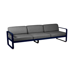 Bellevie | 3-Seater Sofa – Graphite Cushions | Sofás | FERMOB