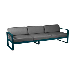 Bellevie | 3-Seater Sofa – Graphite Cushions | Sofas | FERMOB