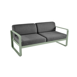 Bellevie | 2-Sitzer-Sofa mit Kissen in Graphite | Sofas | FERMOB