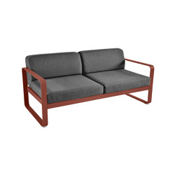Bellevie | 2-Seater Sofa – Graphite Cushions | Sofás | FERMOB