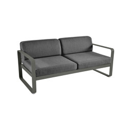 Bellevie | 2-Seater Sofa – Graphite Cushions | Divani | FERMOB