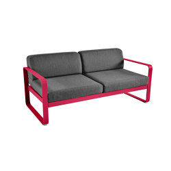 Bellevie | 2-Seater Sofa – Graphite Cushions | Sofás | FERMOB