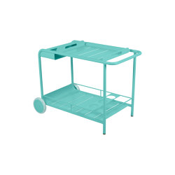 Luxembourg | Side Table / Bar With Wheels | Carrelli | FERMOB