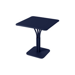 Luxembourg | Pedestal Table 71 x 71 cm With Solid Top | Mesas de bistro | FERMOB