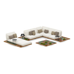 Mozaix Lounge - set 05 | Sofas | Royal Botania