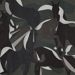 Murgese Horses | Revêtements muraux / papiers peint | LONDONART