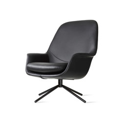Smile Lounge High Back Metal Base | Armchairs | ICONS OF DENMARK