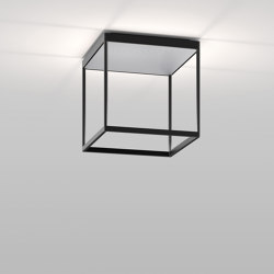 REFLEX² M 300 black | pyramid structure silver | Plafonniers | serien.lighting