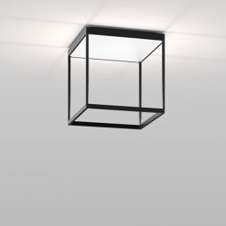 REFLEX² M 300 schwarz | Pyramidenstruktur weiß | Deckenleuchten | serien.lighting