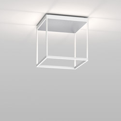 REFLEX² M 300 weiß | Pyramidenstruktur silber | Deckenleuchten | serien.lighting