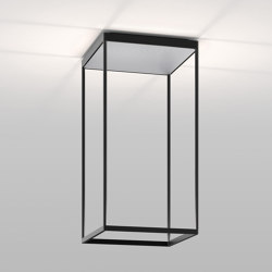 REFLEX² M 600 schwarz | Pyramidenstruktur silber | Deckenleuchten | serien.lighting