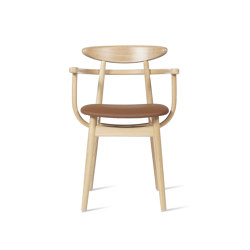 Atelier N/7 Teo oak dining armchair upholstered | Sedie | Vincent Sheppard