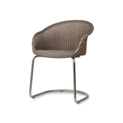 Avril dining chair matt cantilever base | Chaises | Vincent Sheppard