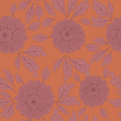 Dahlias Pompadour | Wall coverings / wallpapers | GMM