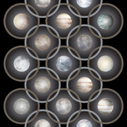 Planetas | Black Grey Rectangle | Alfombras / Alfombras de diseño | moooi carpets