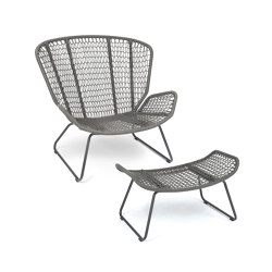 Wing light relax chair with footrest | Armchairs | Fischer Möbel