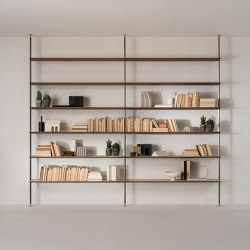 Shelving Floor To Ceiling Tensioned High Quality Designer