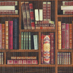 BRAVO - Books wallpaper EDEM 81155BR26 | Wall coverings / wallpapers | e-Delux