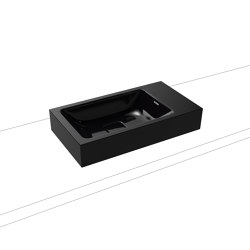 Cono countertop handbasin black | Wash basins | Kaldewei