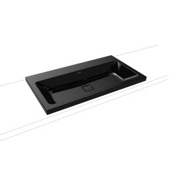 Cono inset countertop washbasin 40 mm black | Lavabi | Kaldewei