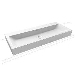 Cono countertop double washbasin alpine white matt | Lavabos | Kaldewei