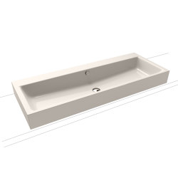 Puro countertop double washbasin pergamon | Lavabos | Kaldewei