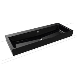 Puro countertop double washbasin black | Lavabi | Kaldewei