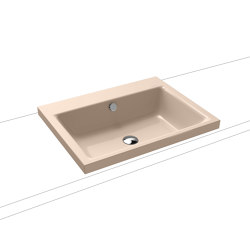 Puro inset countertop washbasin 40 mm bahamabeige | Lavabi | Kaldewei