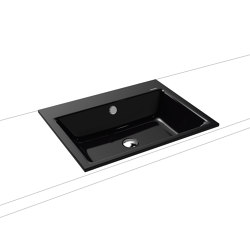 Puro built-in washbasin black | Wash basins | Kaldewei