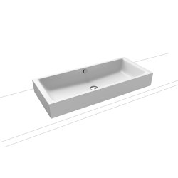 Puro S countertop washbasin 120 mm alpine white matt | Wash basins | Kaldewei