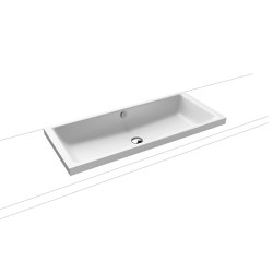 Puro S countertop washbasin 40mm alpine white matt | Lavabos | Kaldewei