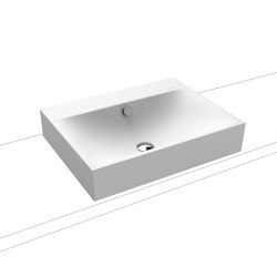 Silenio countertop washbasin 120 mm alpine white matt | Lavabos | Kaldewei