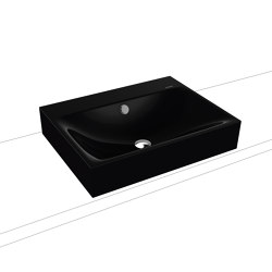 Silenio Aufsatzwaschtisch 120 mm schwarz | Waschtische | Kaldewei