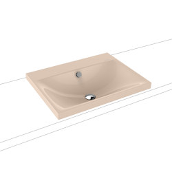 Silenio inset countertop washbasin 40 mm bahamabeige | Wash basins | Kaldewei