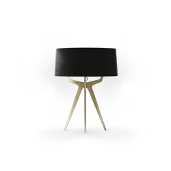 No. 35 Table Lamp Velvet Collection - Nero - Brass | Lámparas de sobremesa | BALADA & CO.