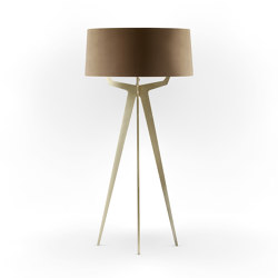 No. 35 Floor Lamp Velvet Collection - Dune - Brass | Standleuchten | BALADA & CO.