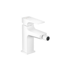 hansgrohe Metropol Single lever bidet mixer with lever handle and push-open waste set | Bidet taps | Hansgrohe