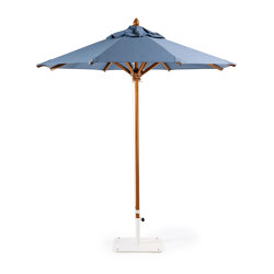 Classic Umbrella with pole in solid oak | Garden accessories | Ethimo