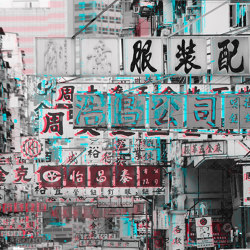Hong Kong Red | Wall art / Murals | TECNOGRAFICA