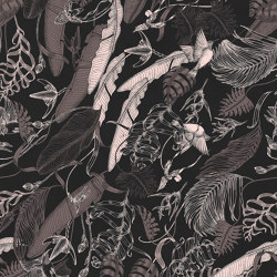 Tropical Foliage Black | Wandbilder / Kunst | TECNOGRAFICA
