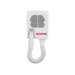 Wall mounted hair dryer with flexible tube |  | COLOMBO DESIGN